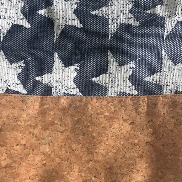 Large cork bottom tote by first & main - Picture 4 of 6